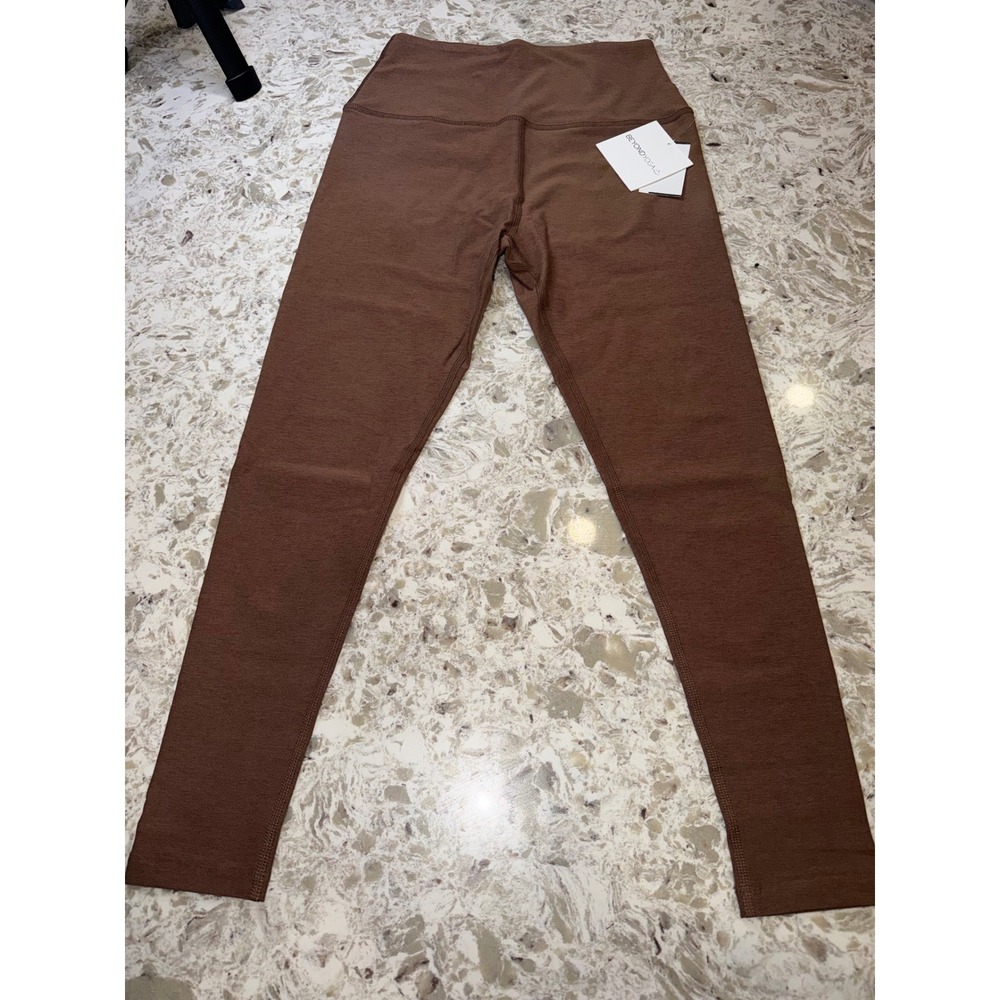 Beyond Yoga Spacedye High Waisted Midi Leggings heather brown size L